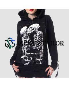 Sweat à Capuche Zippé Heartless Karin Noir-Jacket Tailor