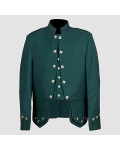 Veste Double Sheriffmuir Verte Avec Gilet-Jacket Tailor