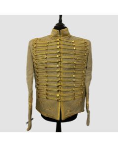 ÉLégante Veste de Style Uniforme Militaire de Hussard Napoléonien-Jacket Tailor