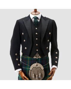 Veste Prince Charlie ET Gilet à 5 Boutons Pour Hommes-Jacket Tailor