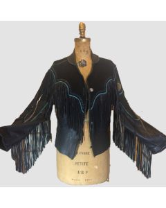 Cowgirl Fringe Deerskin Manteau en Cuir Veste en Cuir Souple | Jacket Tailor