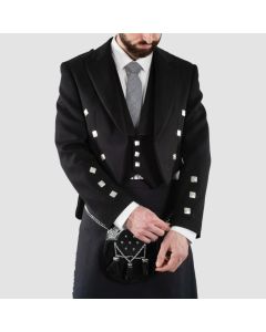 Veste ET Gilet Noirs Prince Charlie-jacket Tailor
