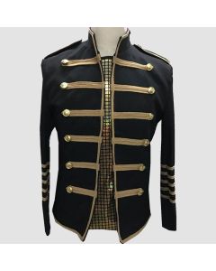 Veste Militaire Hussar Gold Braid Slim Fit Pour Hommes-Jacket Tailor