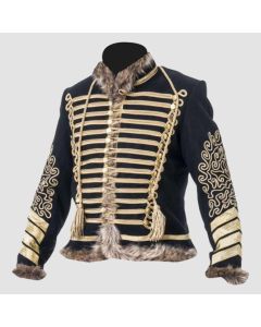 Veste D’Uniforme Militaire Pour Hommes, Hussard Napoléonien-Jacket Tailor