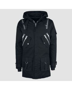 Veste D’Hiver Pour Hommes Poizen Parka Noir-Jacket Tailor