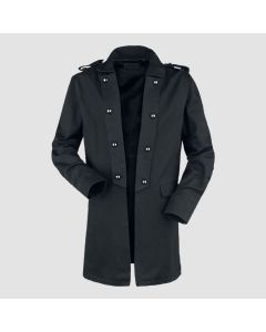 Manteau Long Homme Imperméable Noir-Jacket Tailor