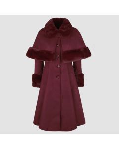 Manteaux “Capulet Coat” Rouge Par Hell Bunny-Jacket Tailor