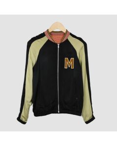 Maison Scotch Veste pull style universitaire à col brillant pour femme-Jacket Tailor