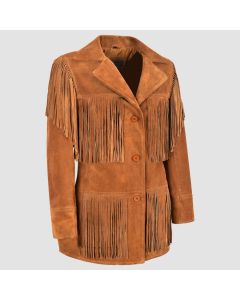 Veste en Cuir Western Fringes Pour Femmes ET Veste de Festival| Jacket Tailor