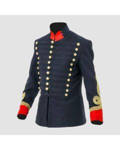 Tunique de Hussards Britanniques Uniforme de Guerre Napoléonienne Britannique Des Temps Modernes-Jacket Tailor