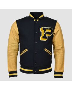 Polo Ralph Lauren Veste en Laine Letterman Varsity Patch Pour Homme-Jacket Tailor