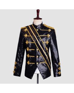 Uniforme à Paillettes Pour Hommes Mj Dance Michael Jackson- Jacket Tailor
