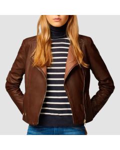 Veste en Cuir Motard Pour Femme | Jacket Tailor