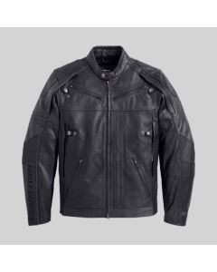 Veste en Cuir Harley Davidson Boulder Pour Hommes - Jackettailor