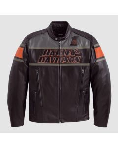Veste en Cuir Moto Classique Harley Davidson | Jacket Tailor