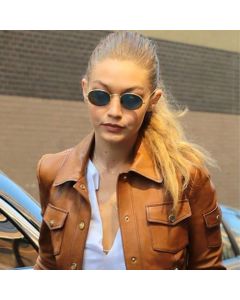 Veste en Cuir Gigi Hadid-Jacket Tailor