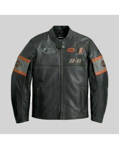 Veste en Cuir de Mode Harley Davidson Eagle - JACKET TAILOR