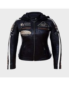 Veste en Cuir Harley Davidson Pour Femme | Jacket Tailor