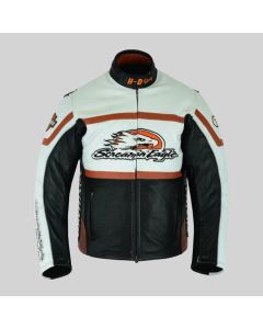 Veste en Cuir Harley Davidson Raceway Screamin Eagle | Jacket Tailor
