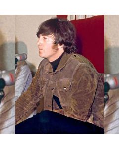 Veste en Daim John Lennon Rubber Soul (The Beatles)-Jacket Tailor