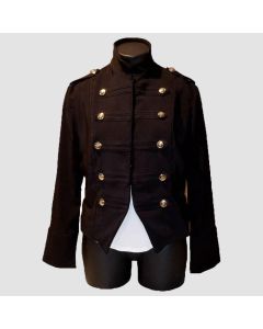 Veste de Style Militaire Femme Noire Alycimikay  -  Jacket Tailor 