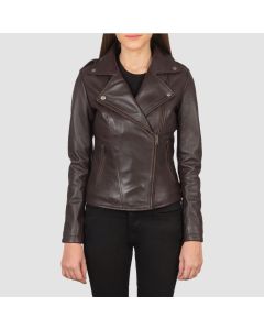 Veste Motard en Cuir Marron Flashback- | Jacket Tailor