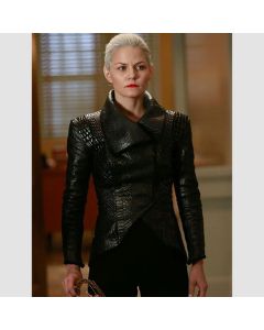 Jennifer Morrison IL éTait Une Fois Une Veste en Cuir-Jacket Tailor