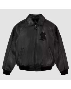 Blouson Aviateur En Cuir Noir Pour Homme – Blouson Aviateur Vintage