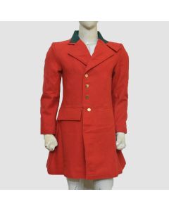 Men's Red Wool 18th Century Military Frock Coat – Victorian Officer Tailcoat | Jacket Tailor