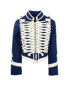 Veste Militaire Bleue Laine Moyenne - Jacket Tailor