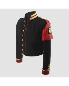 Michael Jackson Vestes Noir Royal Rétro Militaire- Jacket tailor