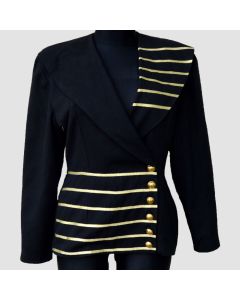 Nouveau Veste Militaire Pour Femmes, Blazer Steampunk de L’Armée, Veste-Jacket Tailor