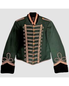 Officier Prussien Pelisse Leutnant Husaren Regiment-Jacket Tailor