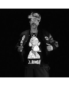 Snoop Dog Death Row X Dr Bombay Varsity Veste en Cuir-Jacket Tailor