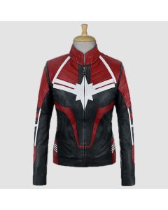 Veste en Cuir Capitaine Marvel-Jacket Tailor