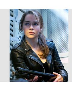 Veste en Cuir Sarah Connor Terminator Genisys-Jacket Tailor