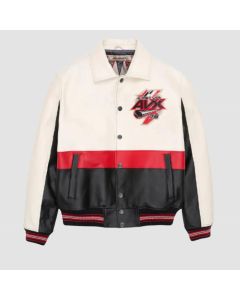 Blouson Aviateur Américain 1975 en Cuir de Vache véritable Avirex UK Red Blades Pour Hommes-Jacket Tailor