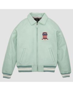Blouson de Vol Américain Avirex Seafoam Bomber Pour Hommes-Jacket Tailor