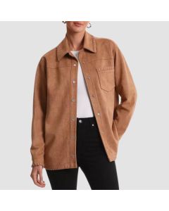Bagatelle Faux Suede Shacket