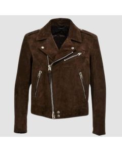 Parka Décontractée en Daim Marron Pour Hommes | Jacket Tailor