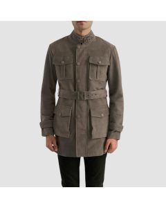 Veste en Daim Gris Dolf  | Jacket Tailor
