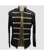 Veste Militaire Hussar Gold Braid Slim Fit Pour Hommes-Jacket Tailor