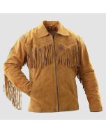 Vestes Western Wear Pour Cowboys en Cuir Avec Franges | Jacket Tailor