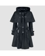 Manteau Mystery Bag Manteau Femme Poizen Industries - Alice - Noir-Jacket Tailor