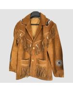 Veste en Cuir Western Cowboy Traditionnel Pour Hommes | Jacket Tailor