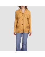 Veste en Peau de Daim Tan Fringe Vintage Bohol Hippie ET Manteau en Cuir | Jacket Tailor