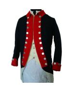 Nouveau Hommes Bleu Marine Steampunk Amiral Uniforme Hussar Veste- Jacket Tailor