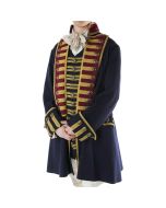 Manteau Historique De La Marine Britannique Bleu Marine- Jacket Tailor
