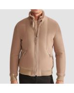 Blouson aviateur en cuir de mouton retourné B3 pour hommes | Jacket Tailor